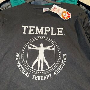 NEW NWT TEMPLE UNIVERSITY PHYSICAL THERAPY SHIRT. MUST BE BUNDLED